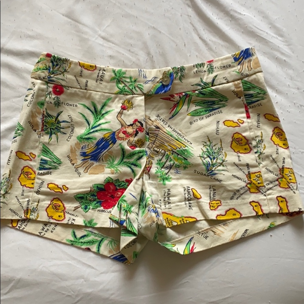 J Crew Hawaiian shorts